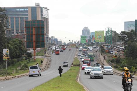 Motorists Along the Busy Ngong Road in Nairobi. Wednesday, March 4, 2020.